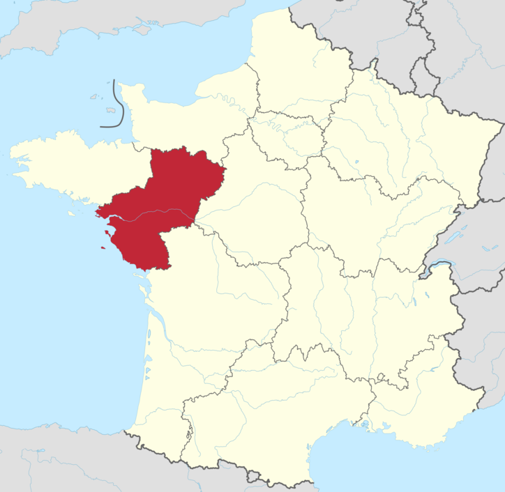 Pays de la Loire carte